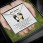 Personalized Hello Grandma Sweetest Hearts Necklace | Pregnancy Reveal Gift | I Cant Wait to Meet You Gift for Grandma