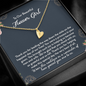 To Our Beautiful Flower Girl, Personalized Flower Girl Gift Necklace, Flower Girl Necklace, Flower Girl Custom Gift, Flower Girl Proposal Thank You Flower Girl Necklace and Card