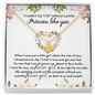 Personalized Flower Girl Dainty Necklace, Flower Girl Custom Necklace, Flower Girl Proposal  Necklace and Sentimental Card