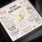 To My Dog Mama Personalized Don't Mourn For Me Necklace | Loss of Dog memorial Necklace | Dog loss gifts | Rainbow Bridge Dog | Pet Sympathy Gift