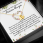 Personalized Flower Girl Dainty Necklace, Flower Girl Custom Necklace, Flower Girl Proposal  Necklace and Sentimental Card
