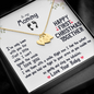 To My Mommy From Baby Happy First Christmas Together Personalized Hearts Necklace | New Mummy, First Time Mom Gift, New Mom Gift Jewelry, Gift for New Mom Necklace,