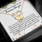 Personalized Flower Girl Dainty Necklace, Flower Girl Custom Necklace, Flower Girl Proposal  Necklace and Sentimental Card