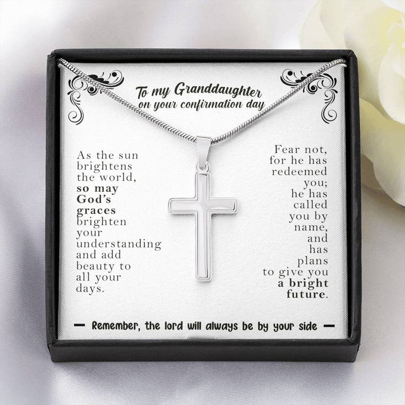 To My Granddaughter on your confirmation day |  Confirmation Gift, Baptism Gift, Confirmation Necklace