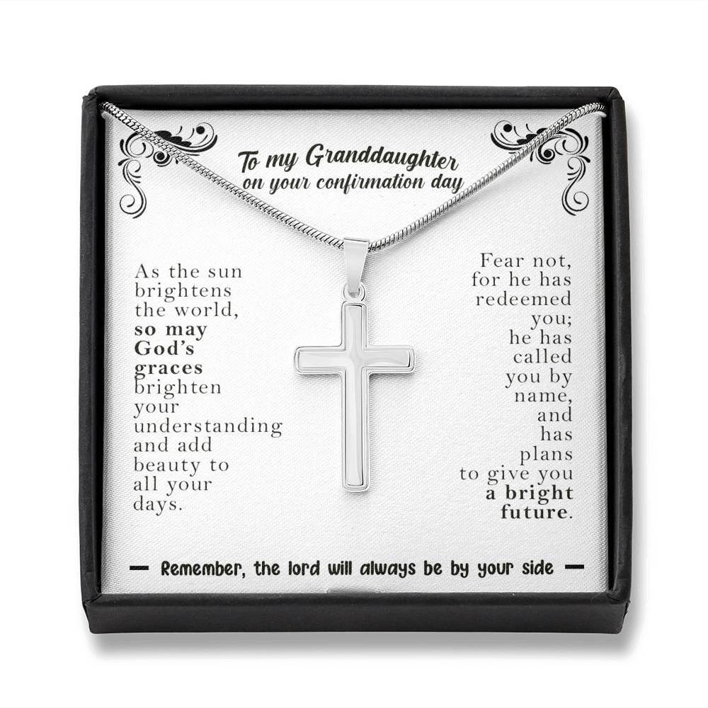 To My Granddaughter on your confirmation day |  Confirmation Gift, Baptism Gift, Confirmation Necklace