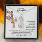 To My Daughter, Always Believe In Yourself Giraffe Necklace