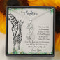 To My Sister Christmas Appreciation Giraffe Necklace