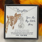 To My Daughter, You Are My Little Star Giraffe Necklace