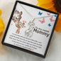 To My Mommy, Newborn Baby Giraffe Necklace | Gift for New Mommy, First Time Mom, Push Present | New Mom Necklace