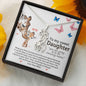 To My Daughter, You Are Going To Be An Amazing Mama | New Mom Gift for Daughter Giraffe Necklace | Pregnant Gift for Daughter | Mama to be Gift