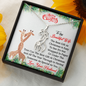 To My Wife You Are The Best Christmas Gift Giraffe Necklace | Christmas Gift for Wife from Husband