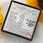 To my Daughter Pregnancy Gift Giraffe Necklace | Push Gift from Mom