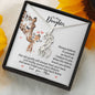 To My Daughter, Always Believe In Yourself Giraffe Necklace