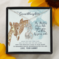 To My Granddaughter From Your Gammy I Will Always Be By Your Side Giraffe Necklace | Granddaughter Birthday, Graduation Necklace Gift