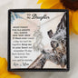 To My Daughter, This Old Giraffe Has Your Back Giraffe Necklace | Gift for Daughter Birthday, Graduation
