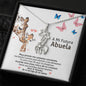 A Mi Futura Abuela Giraffe Necklace / Regalo Para Futura Abuela / To My Future Grandma Spanish / Pregnancy Reveal Necklace Gif