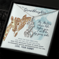 To My Granddaughter From Your Gammy I Will Always Be By Your Side Giraffe Necklace | Granddaughter Birthday, Graduation Necklace Gift