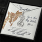 To My Daughter, You Are My Little Star Giraffe Necklace
