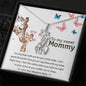 To My Mommy, Newborn Baby Giraffe Necklace | Gift for New Mommy, First Time Mom, Push Present | New Mom Necklace