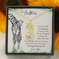 To My Sister Christmas Appreciation Giraffe Necklace