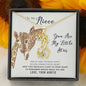 To My Niece, You Are My Little Star Giraffe Necklace