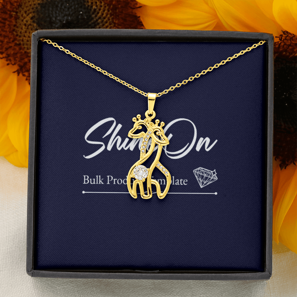 Giraffe Necklace Template