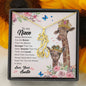 To My Niece You Are Braver Than You Believe Giraffe Necklace