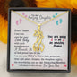 To my Daughter Pregnancy Gift Giraffe Necklace | Push Gift from Mom