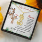 Mama Te Amo De Tu Panza, Feliz Navidad Giraffe Necklace | Regalo de Navidad Para Nueva Mami