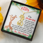 To My Wife You Are The Best Christmas Gift Giraffe Necklace | Christmas Gift for Wife from Husband