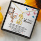 A Mi Futura Abuela Giraffe Necklace / Regalo Para Futura Abuela / To My Future Grandma Spanish / Pregnancy Reveal Necklace Gif