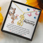 To My Mommy, Newborn Baby Giraffe Necklace | Gift for New Mommy, First Time Mom, Push Present | New Mom Necklace