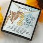 To My Granddaughter, I will Always Be By Your Side from Nana Necklace | Granddaughter Gift