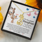 To My Daughter, You Are Going To Be An Amazing Mama | New Mom Gift for Daughter Giraffe Necklace | Pregnant Gift for Daughter | Mama to be Gift