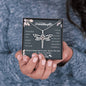 To My Granddaughter, Beautiful Chapter Dragonfly Necklace