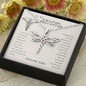 To My Amazing Preceptor Dragonfly Necklace | Nurse Practitioner Gift, Bsn Nurse Gift, Registered Nurse Gift, Doctor Necklace, Nurse Appreciation, ER Nurse Gift