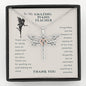 To My Amazing Piano Teacher Dragonfly Necklace | Piano Teacher Gifts | Piano Teacher Thank You Gift