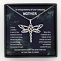 Mom Memorial Dragonfly Necklace | Loss of Mother Gift | Mother Loss Sympathy Gift | Mother Loss Sympathy Gift