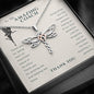 To My Amazing Coach Dragonfly Necklace | Coach Thank You Gift| Graduation Thank You Gift| Christmas Gift Idea