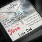 Dear Daughter, You Are The Storm Dragonfly Necklace from Dad
