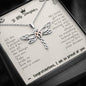 To My Daughter You Are My Shining Star Dragonfly Necklace | Daughter Graduation Necklace, Daughter Birthday Necklace