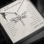 To My Bonus Daughter Live Your Dreams Dragonfly Necklace | Gift For Step Daughter | Bonus Daughter Necklace | Daughter In Law Gift | Stepdaughter Gift, Adopted Daughter Gift from Stepfather