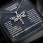 In Memory Of Your Dad Dragonfly Necklace, Grief Gift, Sympathy Gift, Dad Remembrance Necklace, Dad Memorial Gift, Gift for Daughter, Bereavement Keepsake Condolence