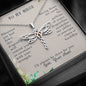 To My Niece from Aunt, I Will Always Be There Dragonfly Necklace | Gift for Niece from Aunt | Graduation, Birthday