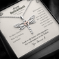 Happy Retirement Gift Dragonfly Necklace | Retirement Necklace for Women: Colleagues, Leave Job, Jewelry from Coworkers