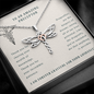 To An Amazing Preceptor Thank You For Your Guidance Dragonfly Necklace | Preceptor Thank You Gift | Nursing School, Med School Preceptor