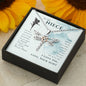 To My Niece, Let Your Dreams Be Your Wings Dragonfly Necklace