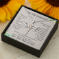 To Our Daughter, Believe In Yourself Dragonfly Necklace | Gift for Daughter from Mom and Dad | Birthday, Graduation Present,