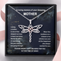 Mom Memorial Dragonfly Necklace | Loss of Mother Gift | Mother Loss Sympathy Gift | Mother Loss Sympathy Gift