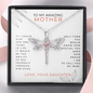 To My Amazing Mother, Love Your Daughter Dragonfly Necklace | Gift for Mom | Mom's Birthday, Mother's Day, Christmas Gift
